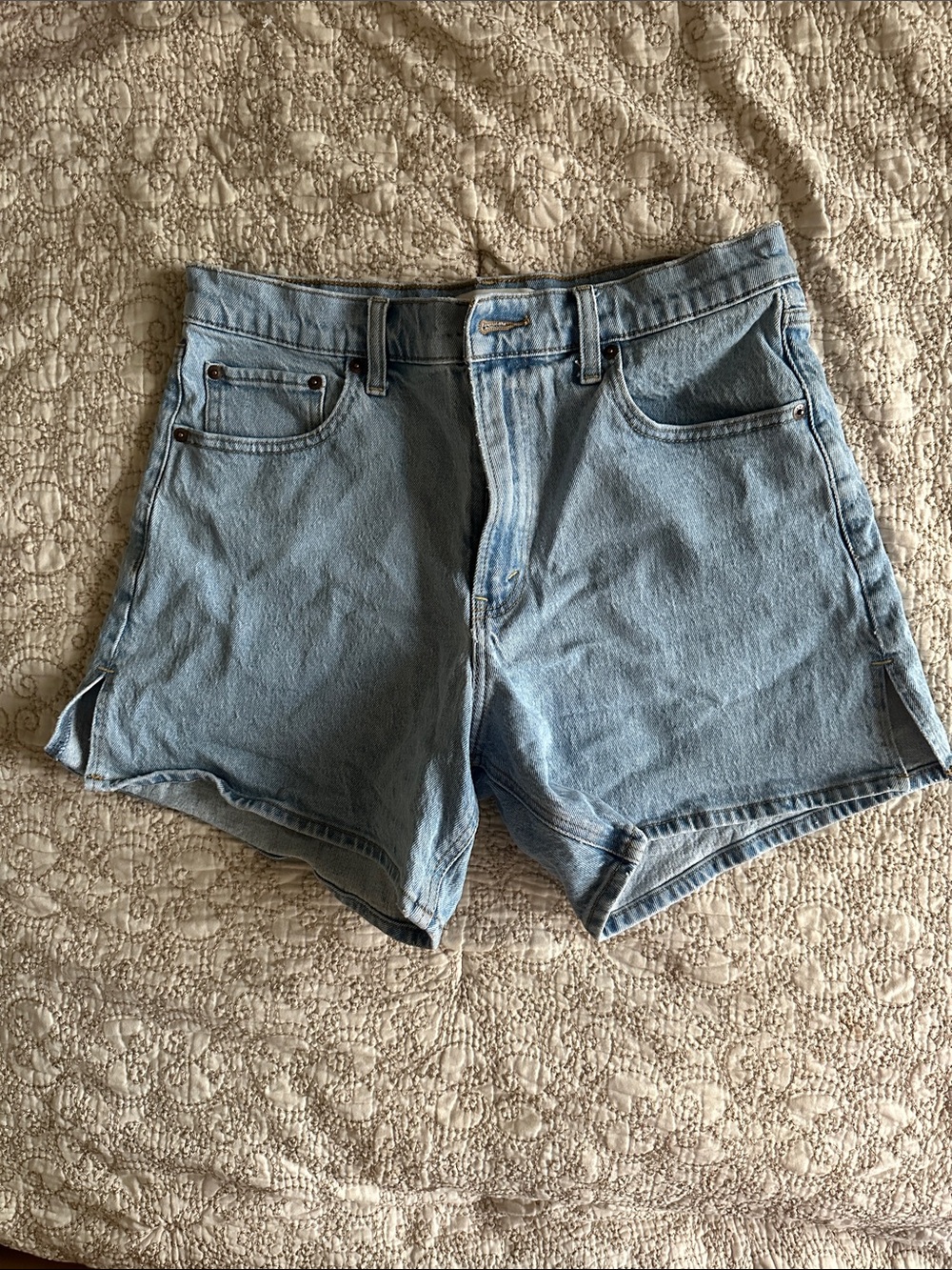 The dad shorts high rise